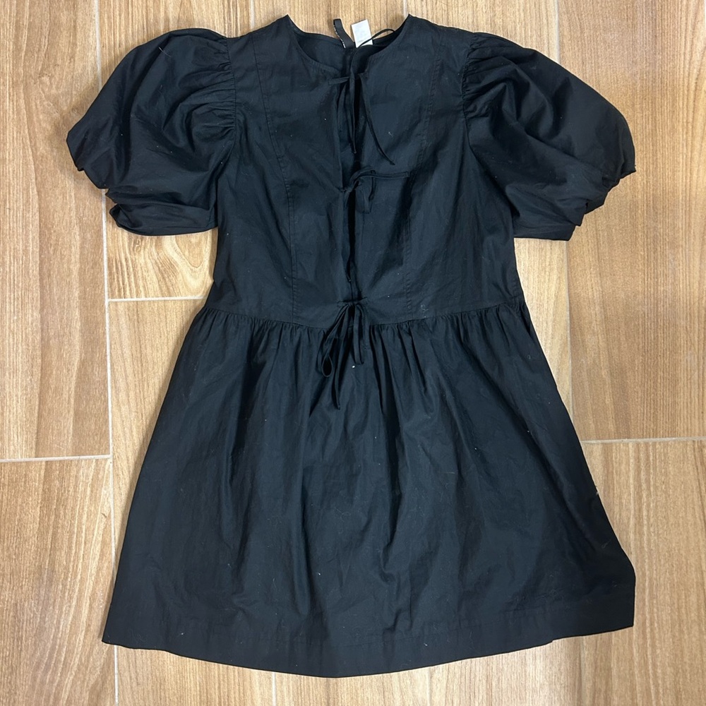 H and M Tie Front Mini Dress